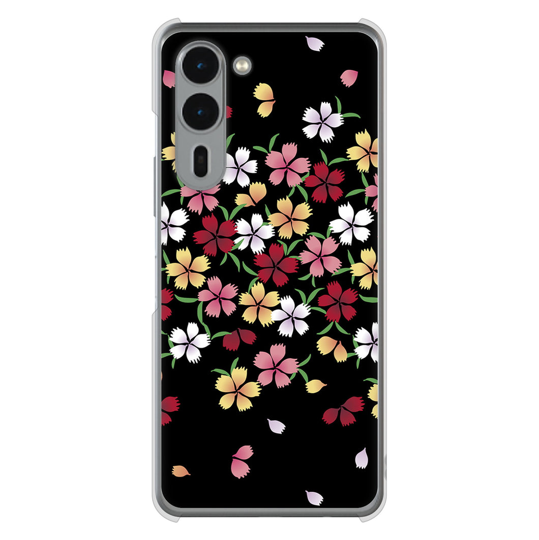 arrows We2 Plus F-51E docomo 高画質仕上げ 背面印刷 ハードケース和花柄