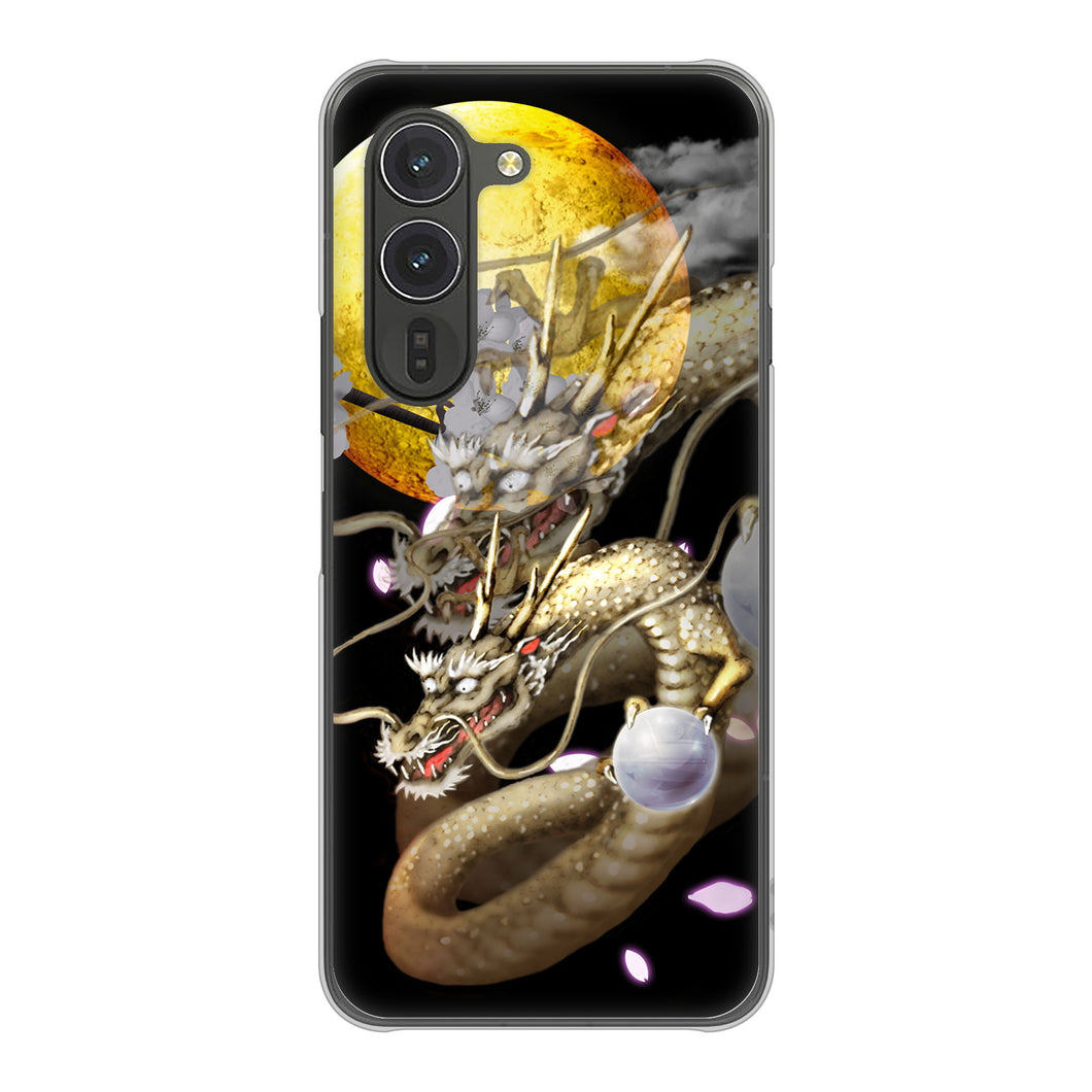 arrows Alpha F-51F docomo 高画質仕上げ 背面印刷 ハードケース龍