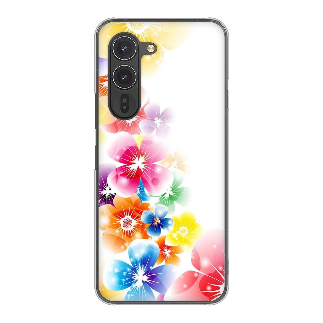 arrows Alpha F-51F docomo 高画質仕上げ 背面印刷 ハードケース 【1209 光と花】