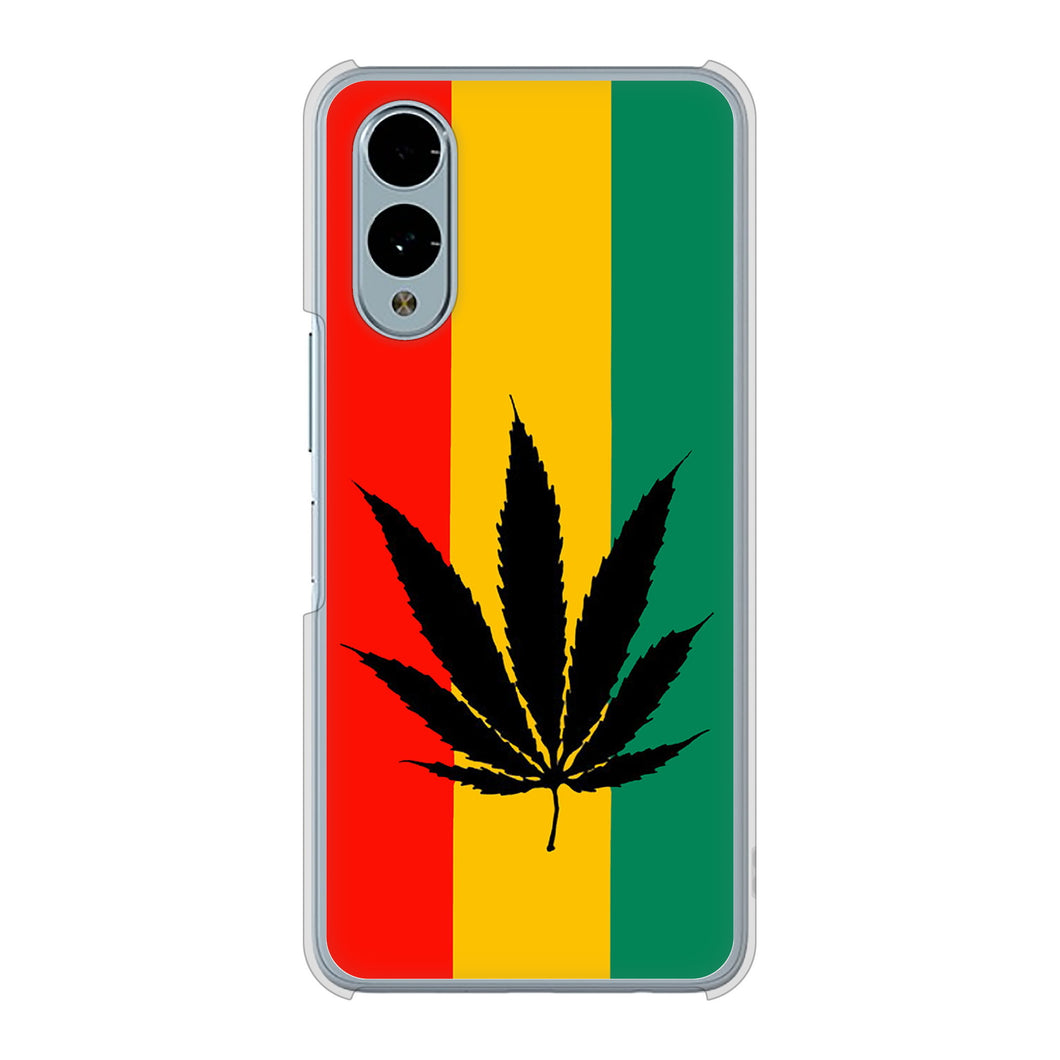 arrows We2 F-52E docomo 高画質仕上げ 背面印刷 ハードケース 【083 大麻ラスタカラー】