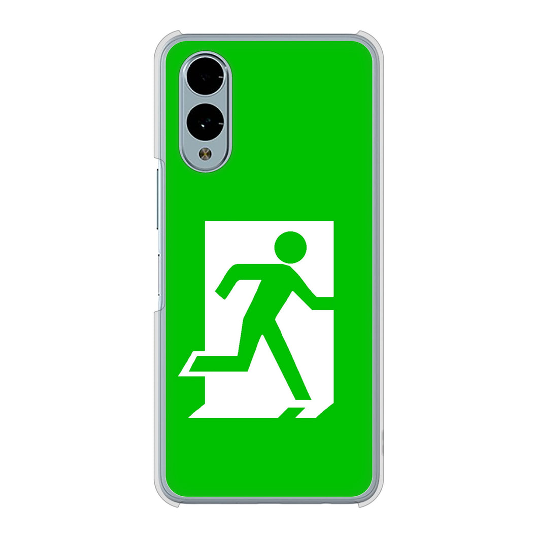 arrows We2 F-52E docomo 高画質仕上げ 背面印刷 ハードケース 【163 非常口】