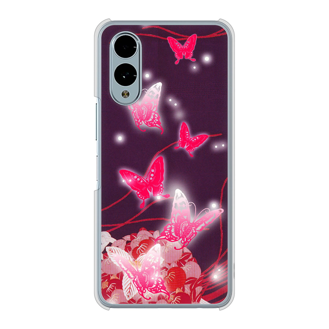 arrows We2 F-52E docomo 高画質仕上げ 背面印刷 ハードケースバタフライ