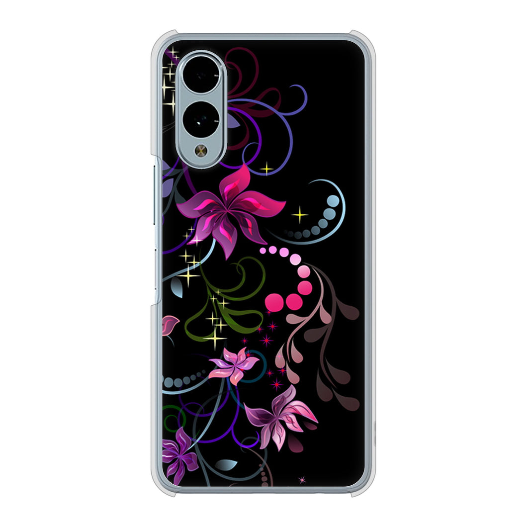 arrows We2 F-52E docomo 高画質仕上げ 背面印刷 ハードケース 【263 闇に浮かぶ華】