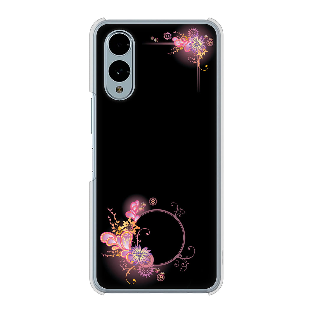 arrows We2 F-52E docomo 高画質仕上げ 背面印刷 ハードケース 【437 華のフレーム】