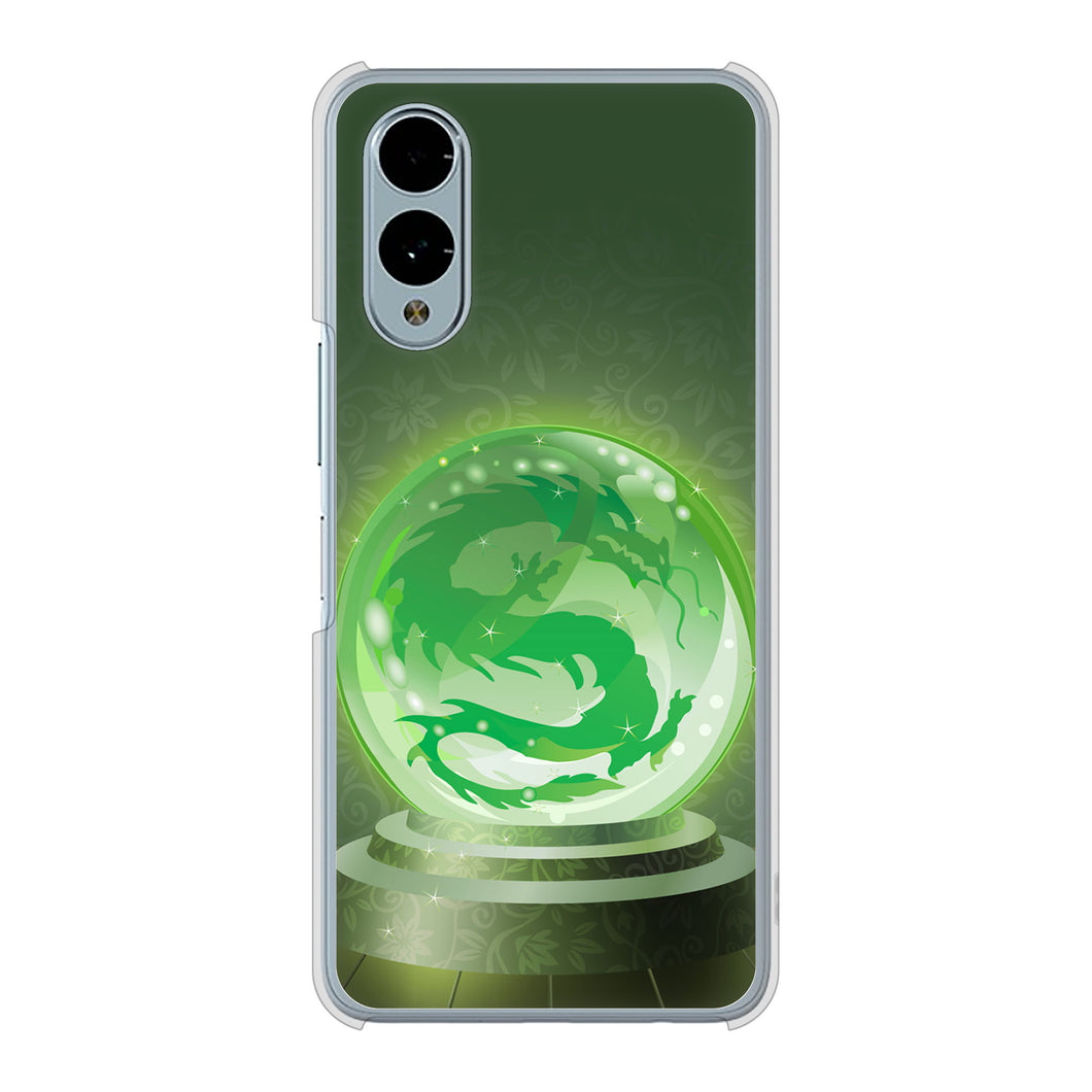 arrows We2 F-52E docomo 高画質仕上げ 背面印刷 ハードケース 【439 水晶に浮かぶ龍】