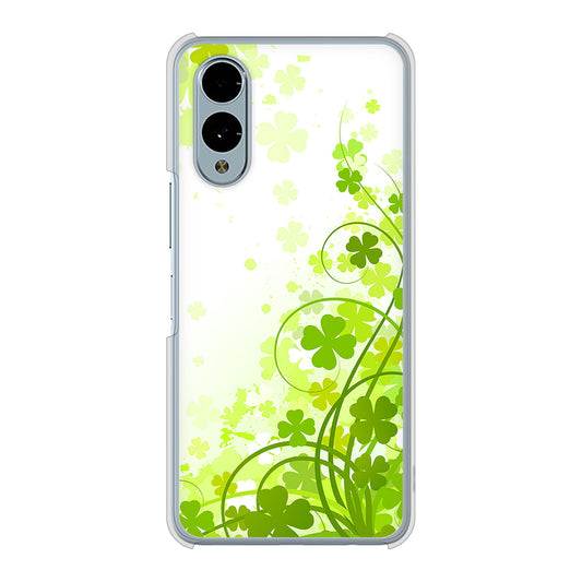 arrows We2 F-52E docomo 高画質仕上げ 背面印刷 ハードケース 【565 四葉のクローバー】