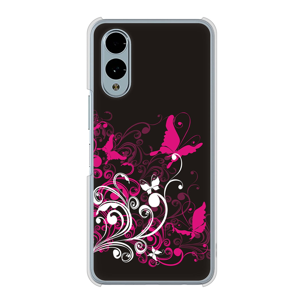 arrows We2 F-52E docomo 高画質仕上げ 背面印刷 ハードケースバタフライ