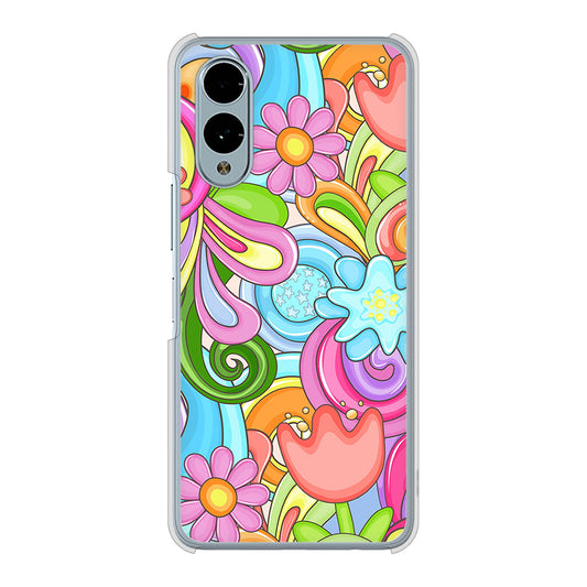 arrows We2 F-52E docomo 高画質仕上げ 背面印刷 ハードケース 【713 ミラクルフラワー】