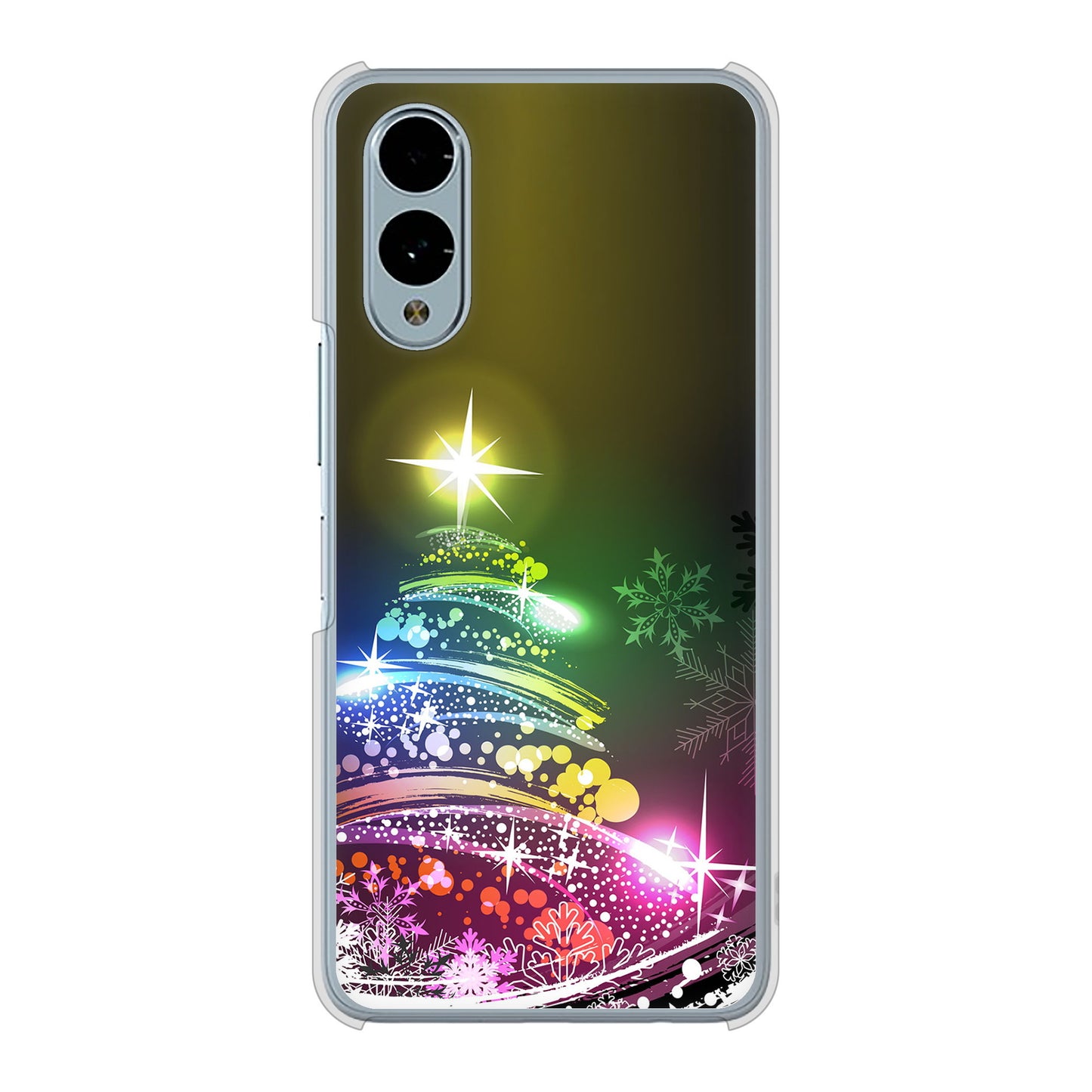 arrows We2 F-52E docomo 高画質仕上げ 背面印刷 ハードケースクリスマス
