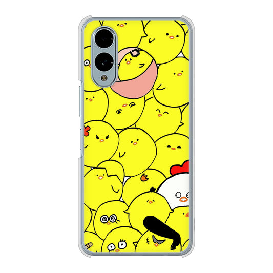 arrows We2 F-52E docomo 高画質仕上げ 背面印刷 ハードケース 【1031 ピヨピヨ】