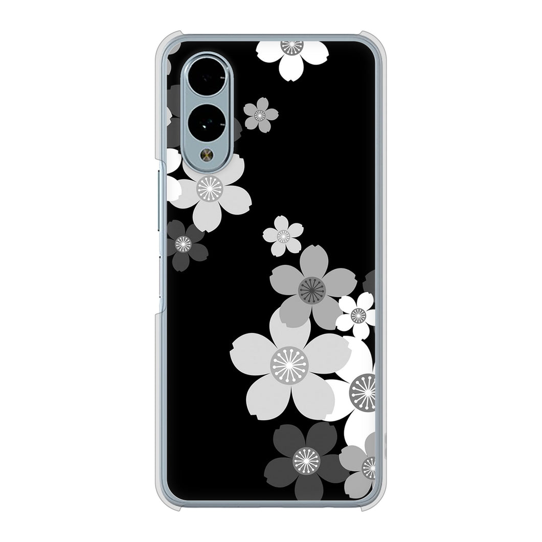 arrows We2 F-52E docomo 高画質仕上げ 背面印刷 ハードケース 【1334 桜のフレーム】