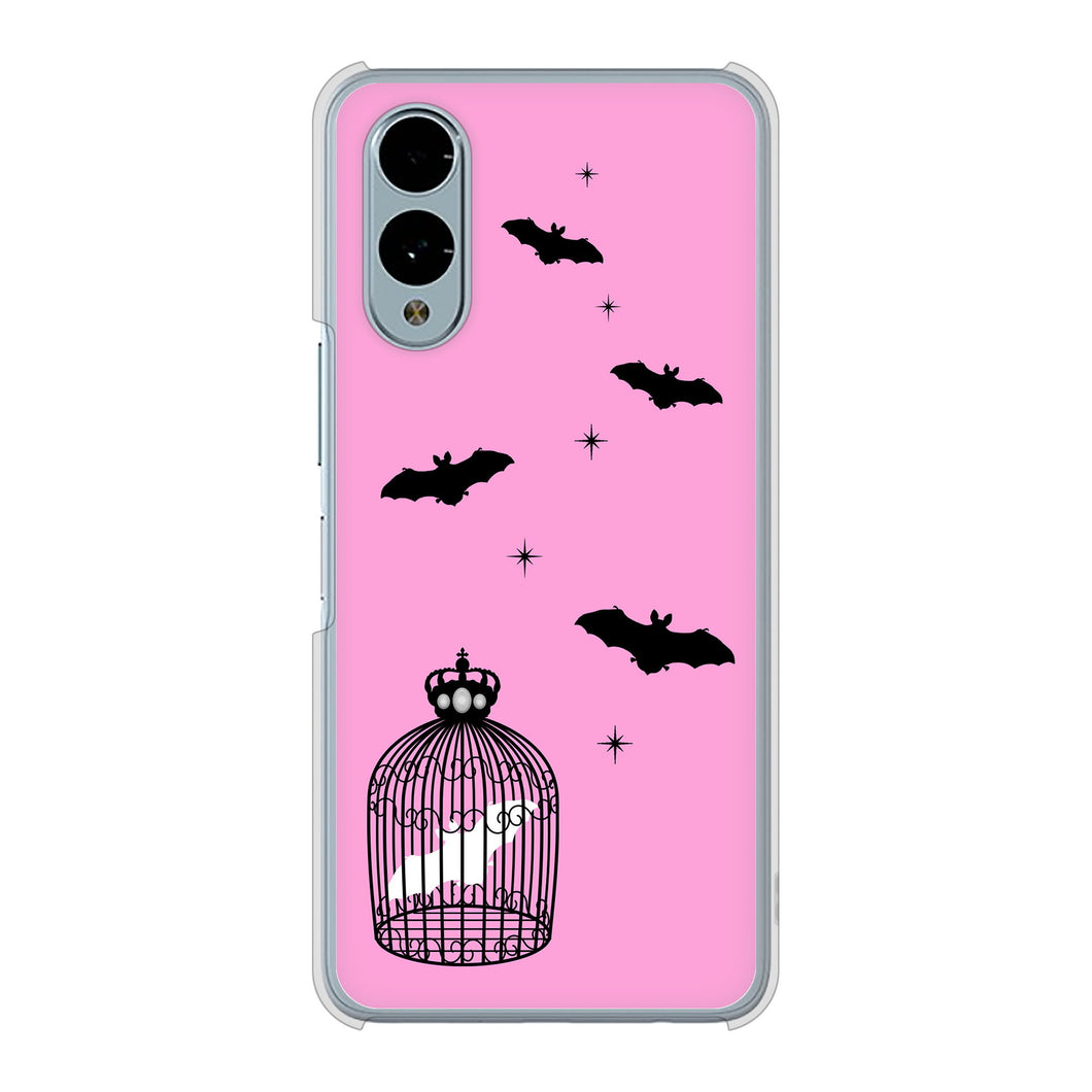 arrows We2 F-52E docomo 高画質仕上げ 背面印刷 ハードケースむかいあぐる こうもりの王冠鳥かご