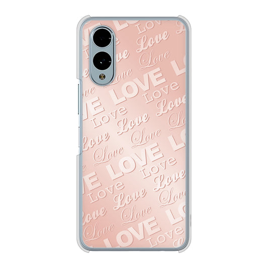 arrows We2 F-52E docomo エンボス風LOVEリンク ハードケース 背面印刷