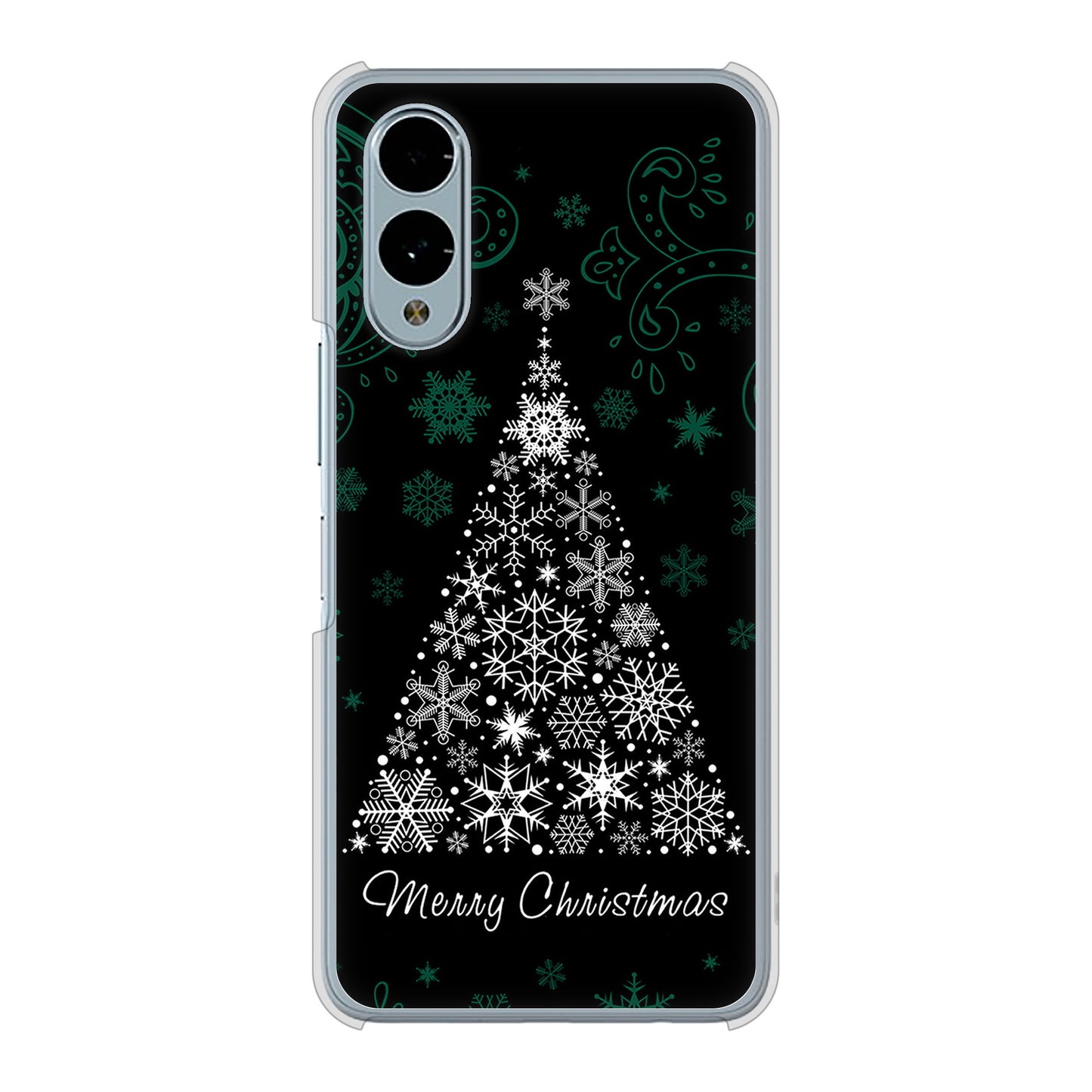 arrows We2 F-52E docomo 高画質仕上げ 背面印刷 ハードケースクリスマス