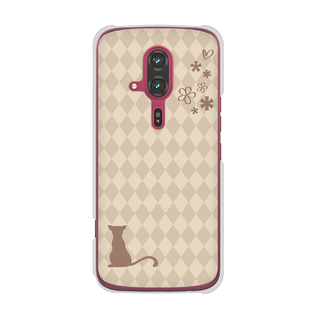 らくらくスマートフォン F-53E docomo 高画質仕上げ 背面印刷 ハードケース 【516 ワラビー】