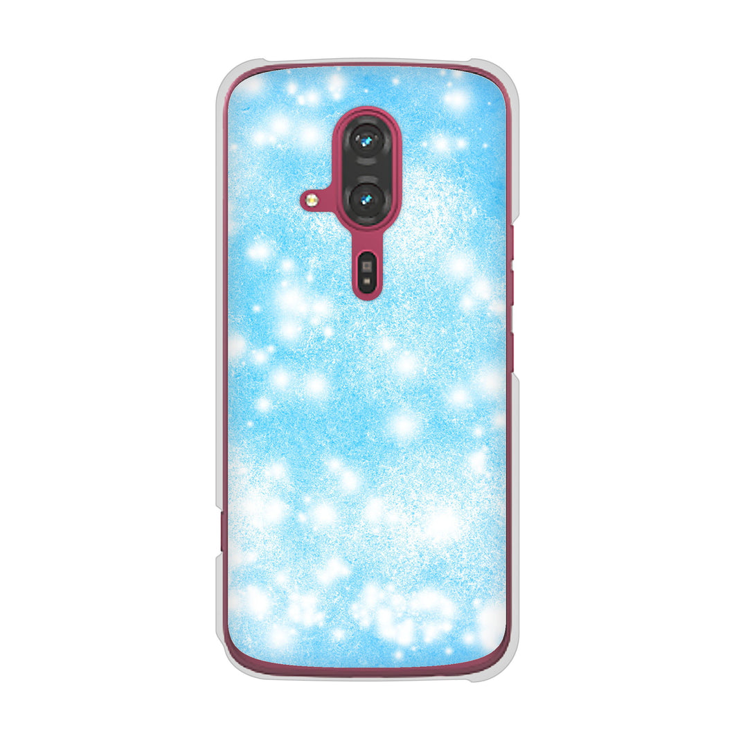 らくらくスマートフォン F-53E docomo 高画質仕上げ 背面印刷 ハードケースパステルアート