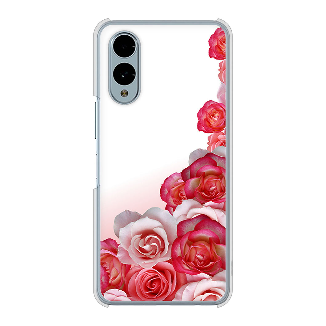 arrows We2 FCG02 au 高画質仕上げ 背面印刷 ハードケースロマンチックなバラ