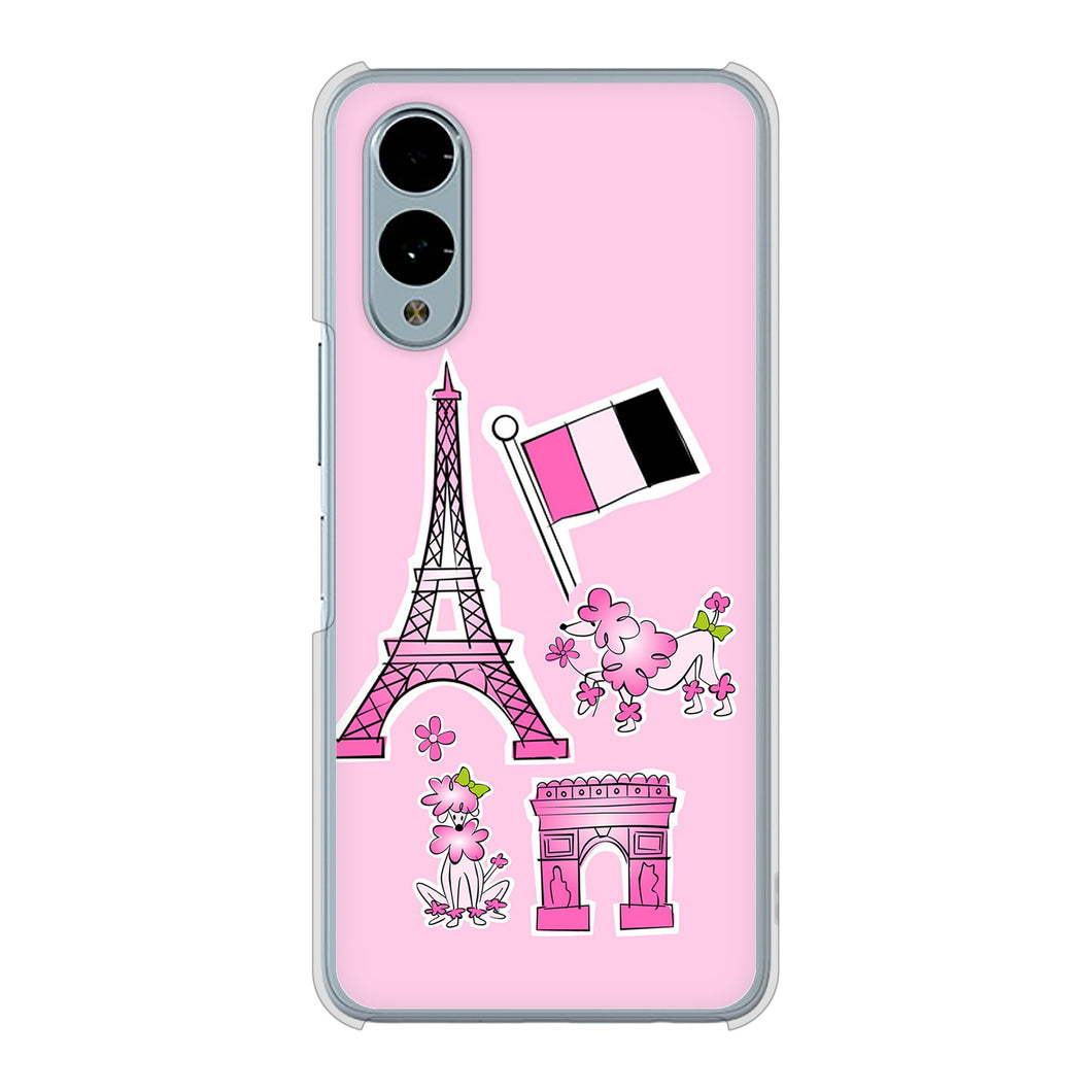 arrows We2 FCG02 au 高画質仕上げ 背面印刷 ハードケースLOVE フランス