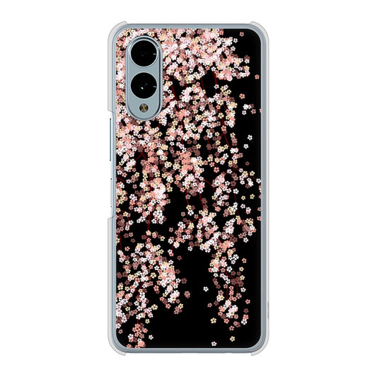 arrows We2 FCG02 au 高画質仕上げ 背面印刷 ハードケース 【1244 しだれ桜】