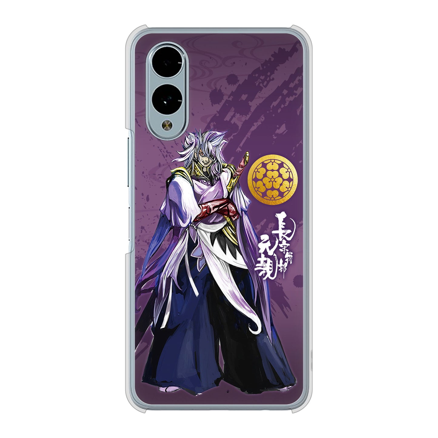 arrows We2 FCG02 au 高画質仕上げ 背面印刷 ハードケース家紋