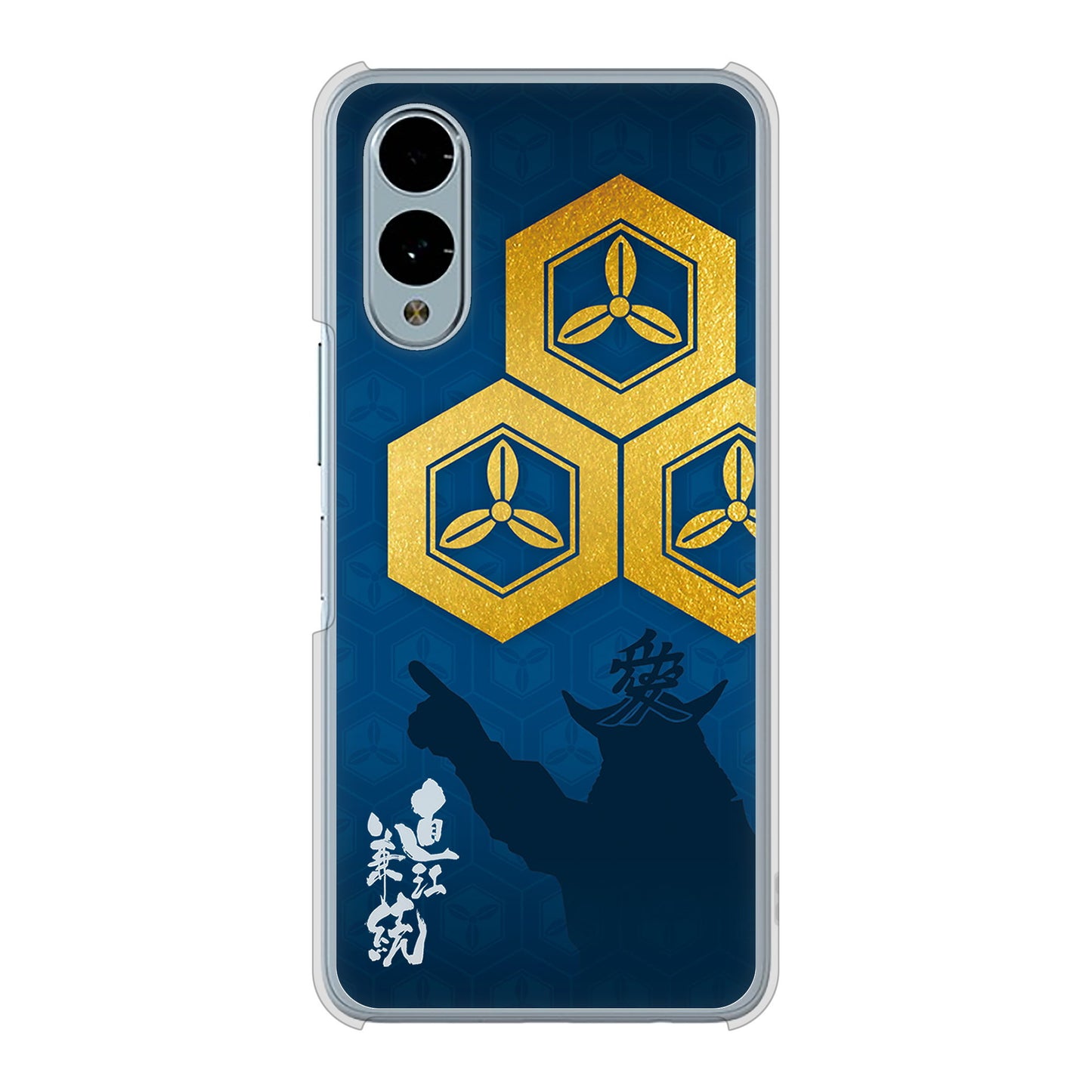 arrows We2 FCG02 au 高画質仕上げ 背面印刷 ハードケース家紋