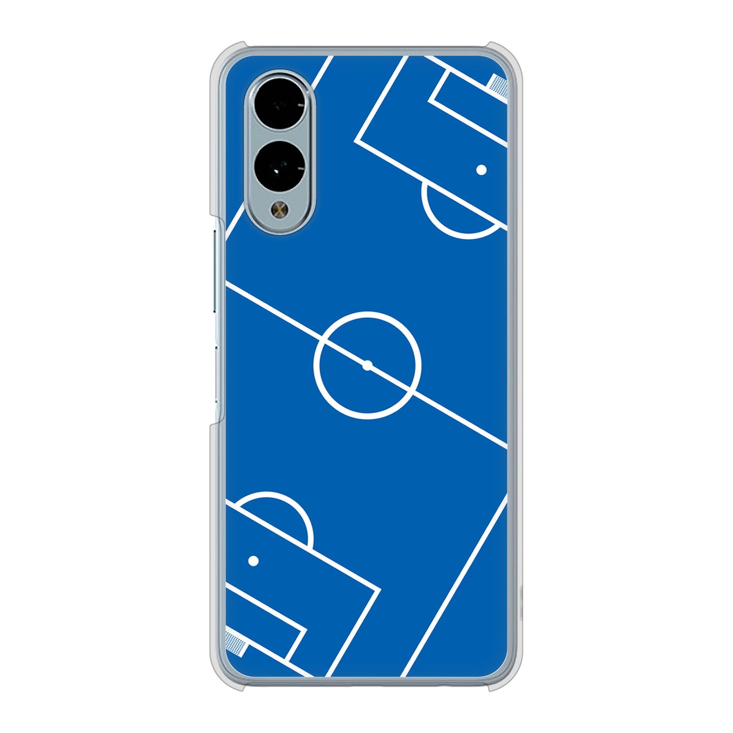 arrows We2 FCG02 au 高画質仕上げ 背面印刷 ハードケース 【IB922 SOCCER_ピッチ】