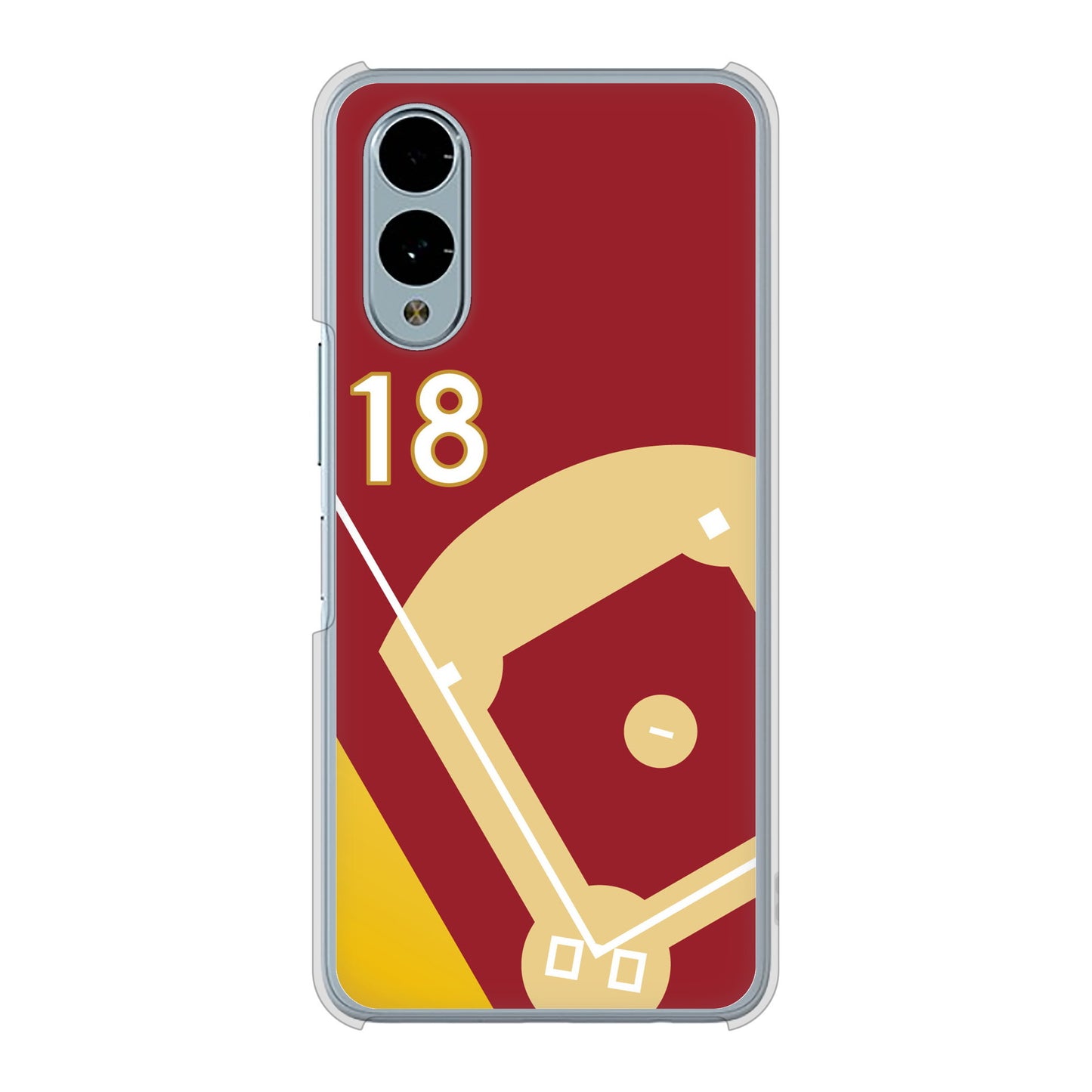 arrows We2 FCG02 au 高画質仕上げ 背面印刷 ハードケースbaseball