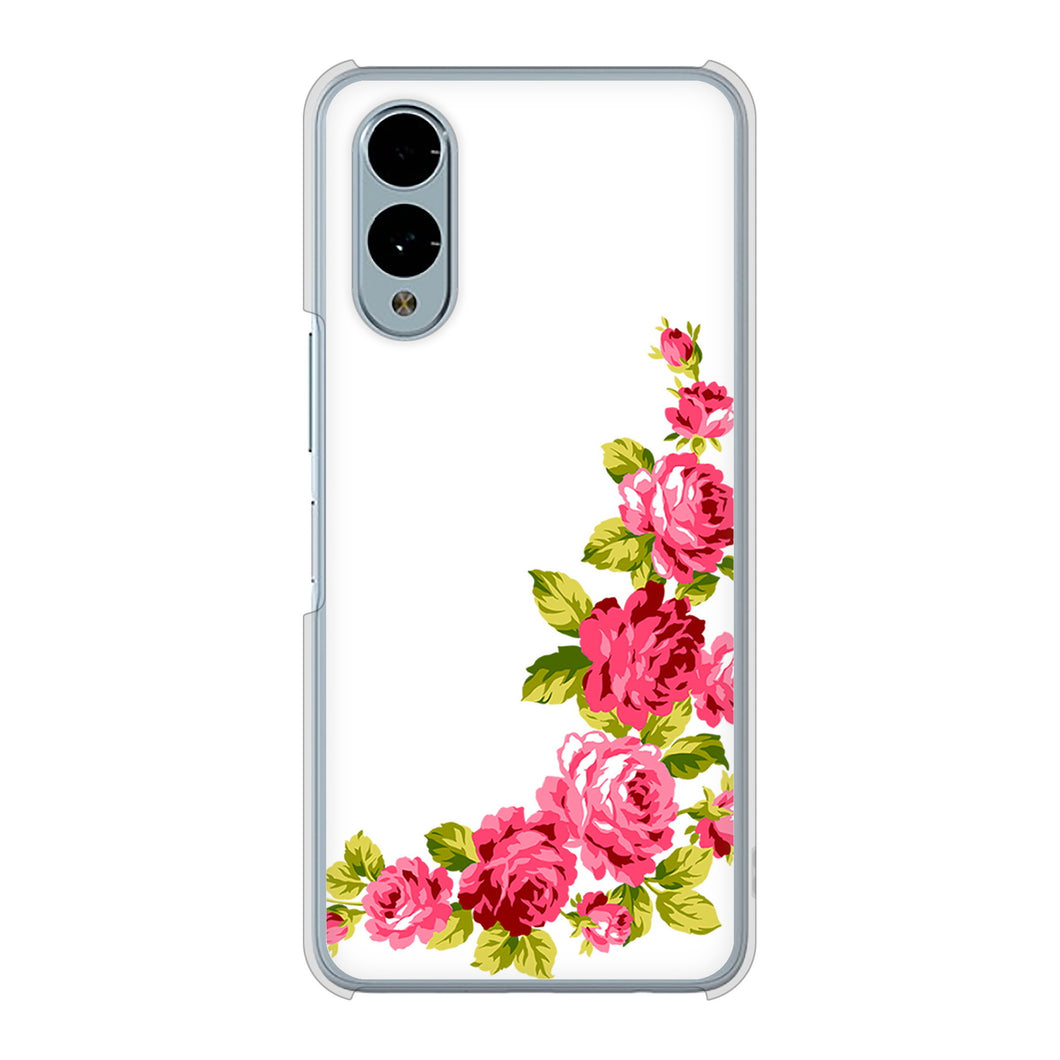 arrows We2 FCG02 au 高画質仕上げ 背面印刷 ハードケースロマンチックなバラ