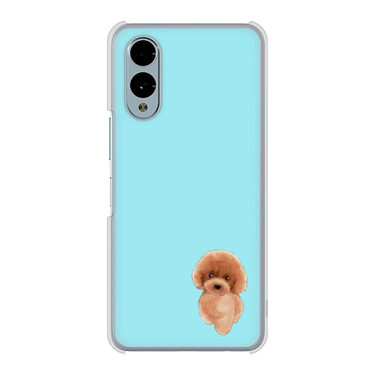 arrows We2 FCG02 au 高画質仕上げ 背面印刷 ハードケーストイプードルレッド