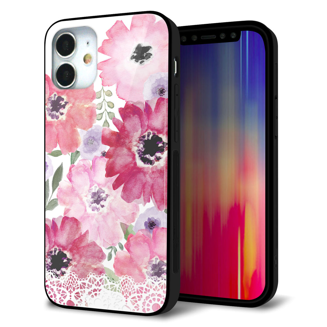 iPhone12 mini 強化ガラス&TPUスマホケース ガラプリ【SC943 ドゥ・パフューム1】
