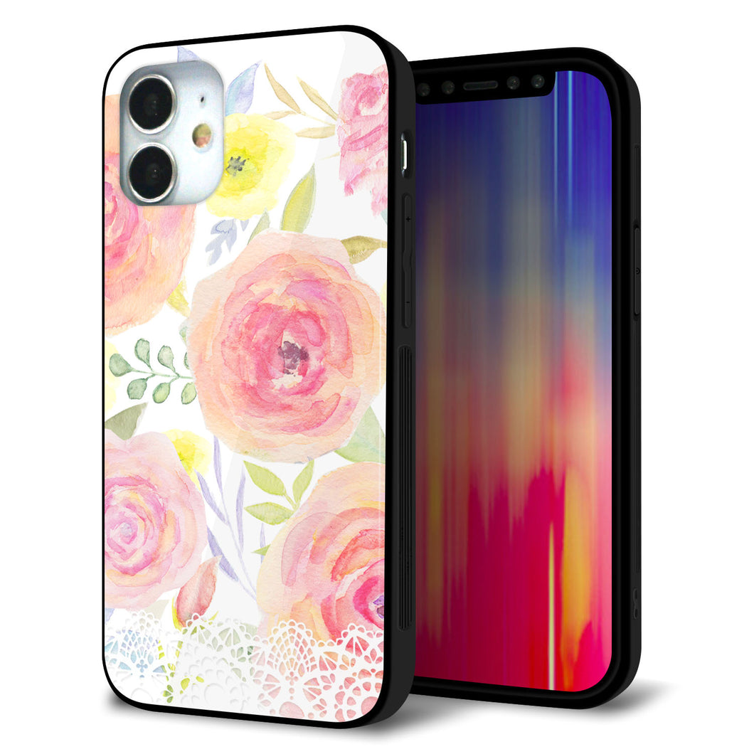 iPhone12 mini 強化ガラス&TPUスマホケース ガラプリ【SC945 ドゥ・パフューム3】