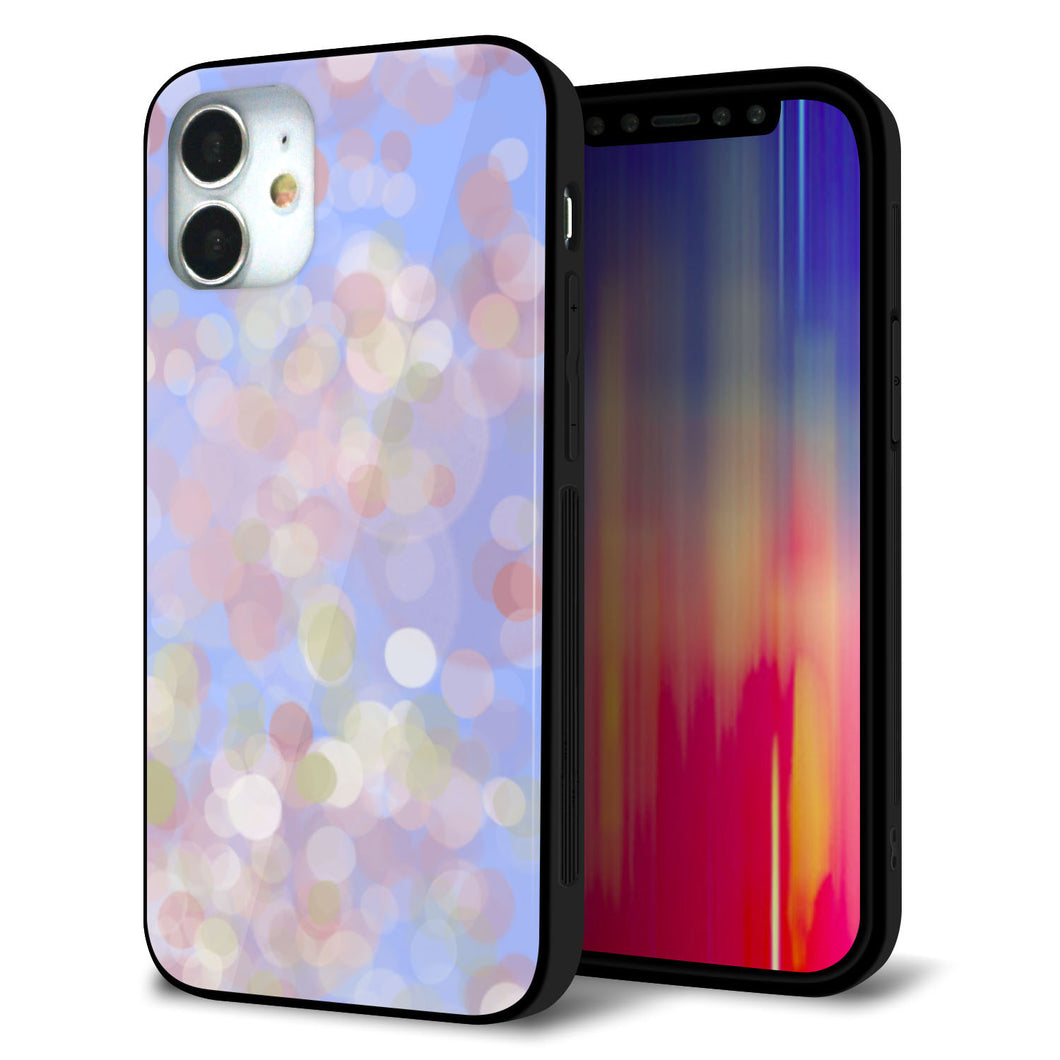 iPhone12 mini 強化ガラス&TPUスマホケース ガラプリ【YJ293 デザイン】