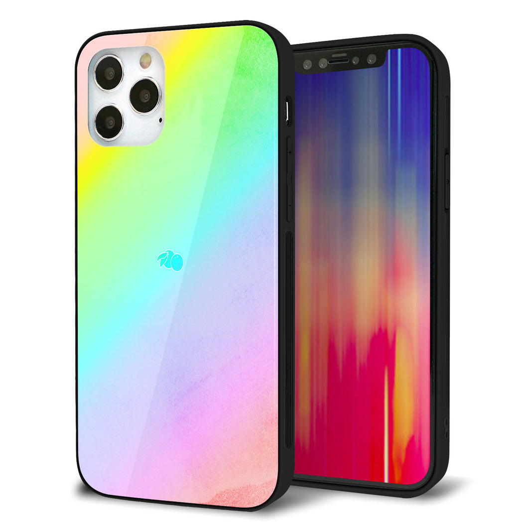 iPhone12 Pro 強化ガラス&TPUスマホケース ガラプリ【YJ287 デザイン】