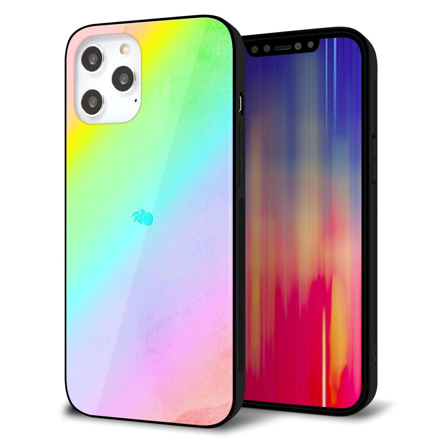 iPhone12 Pro Max 強化ガラス&TPUスマホケース ガラプリ【YJ287 デザイン】