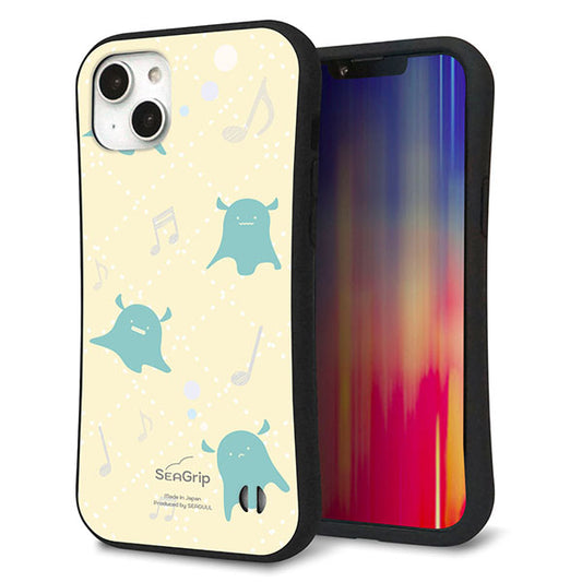 iPhone14 Plus スマホケース 「SEA Grip」 グリップケース Sライン 【FD819 メンダコ】 UV印刷