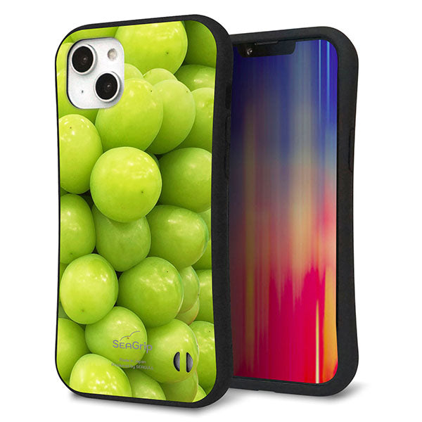 iPhone14 Plus スマホケース 「SEA Grip」 グリップケース Sライン 【MA880 マスカット】 UV印刷