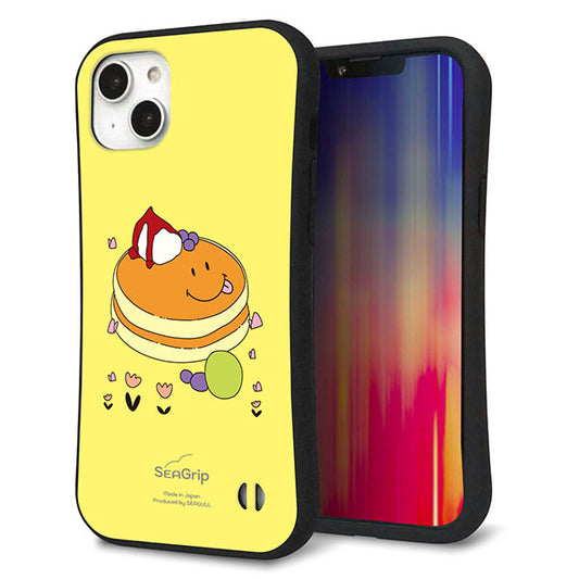 iPhone14 Plus スマホケース 「SEA Grip」 グリップケース Sライン 【MA901 パンケーキ】 UV印刷