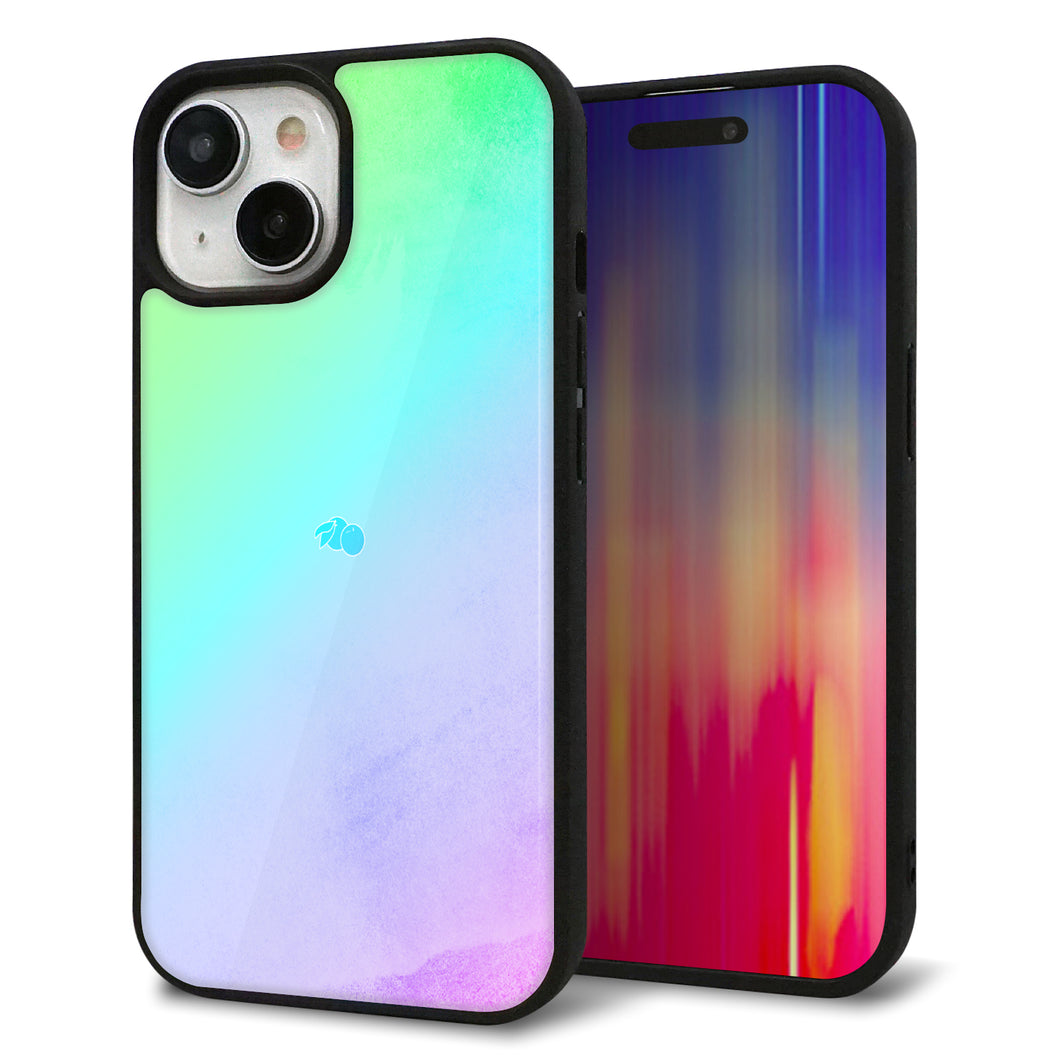 iPhone15 強化ガラス&TPUスマホケース ガラプリ【YJ287 デザイン】