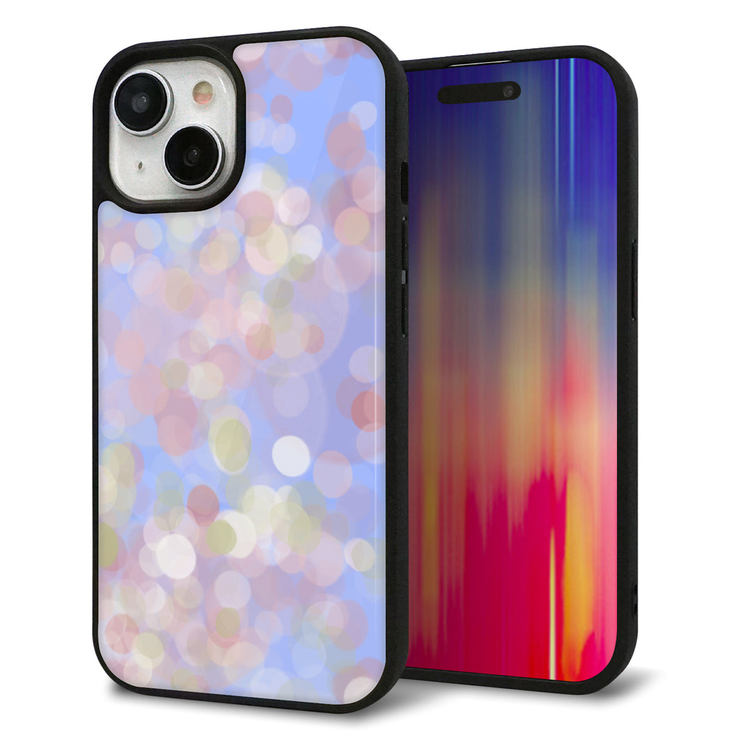 iPhone15 強化ガラス&TPUスマホケース ガラプリ【YJ293 デザイン】