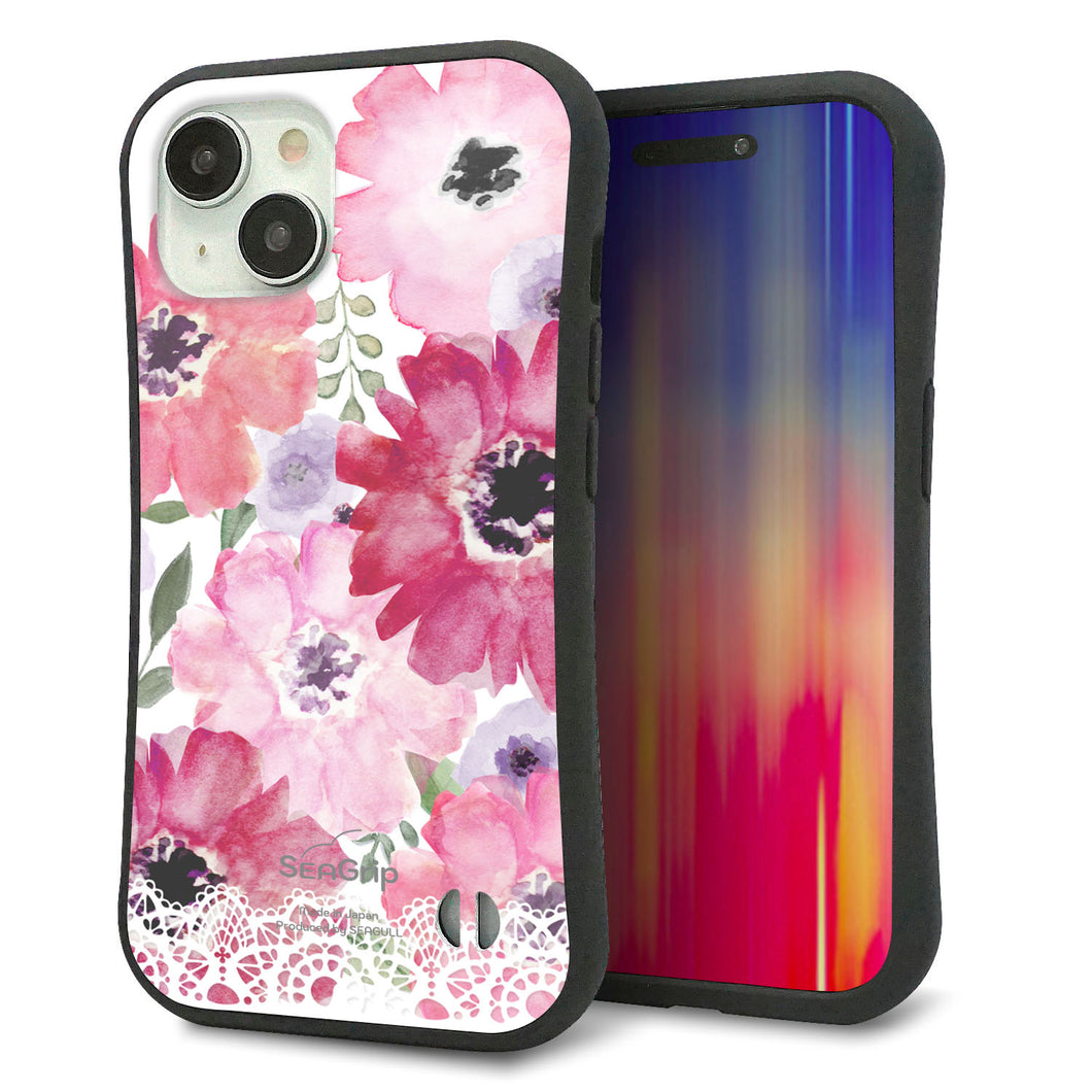 iPhone15 スマホケース 「SEA Grip」 グリップケース Sライン 【SC943 ドゥ・パフューム1】 UV印刷