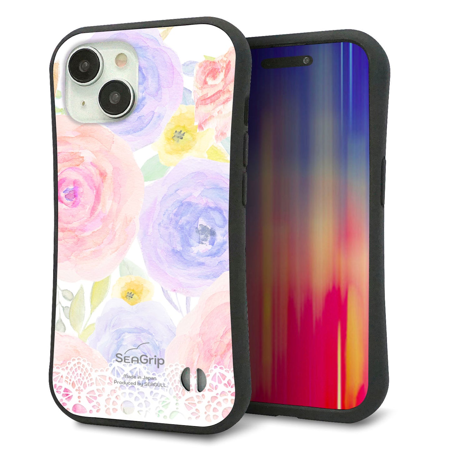 iPhone15 スマホケース 「SEA Grip」 グリップケース Sライン 【SC947 ドゥ・パフューム5】 UV印刷