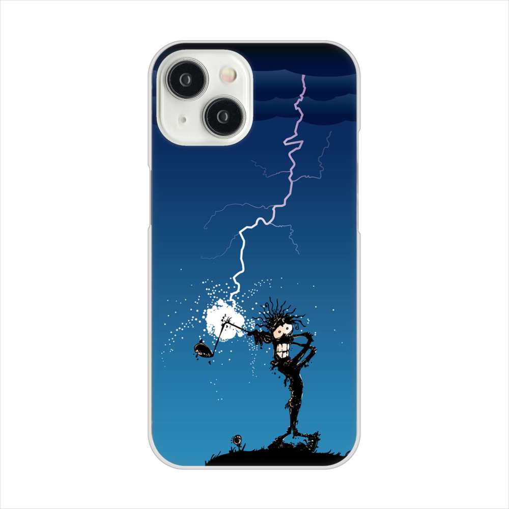 iPhone15 高画質仕上げ 背面印刷 ハードケース 【417 ゴルファーの苦難】