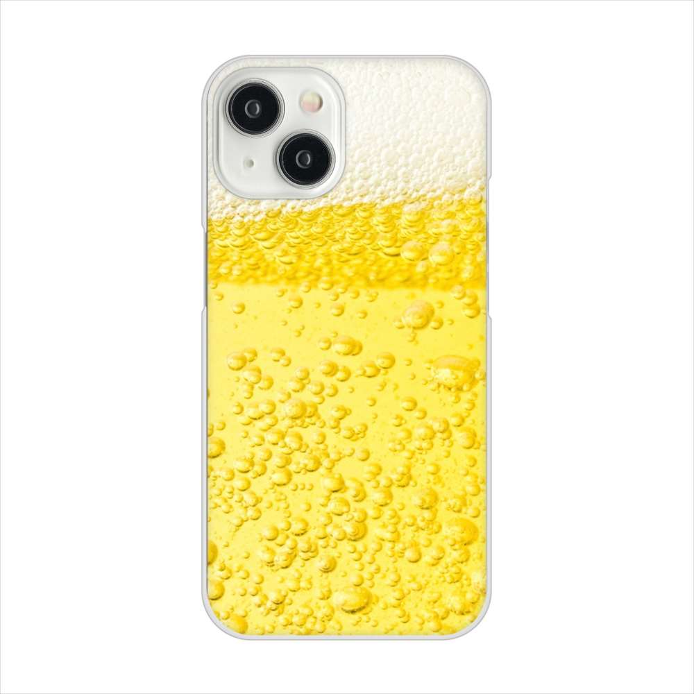 iPhone15 高画質仕上げ 背面印刷 ハードケース生ビール
