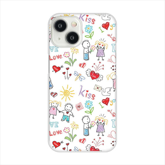 iPhone15 高画質仕上げ 背面印刷 ハードケースカップル&ファミリー