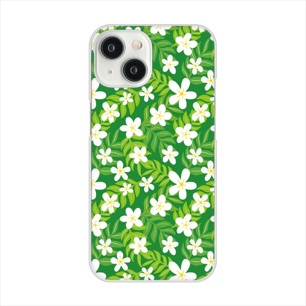 iPhone15 高画質仕上げ 背面印刷 ハードケース 【760 ジャスミンの花畑】