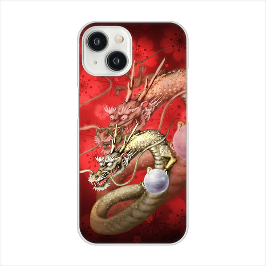iPhone15 高画質仕上げ 背面印刷 ハードケース龍