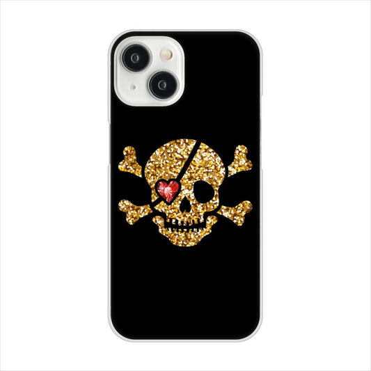 iPhone15 高画質仕上げ 背面印刷 ハードケース 【1082 海賊ドクロ】