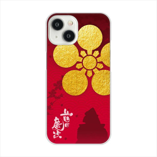 iPhone15 高画質仕上げ 背面印刷 ハードケース家紋