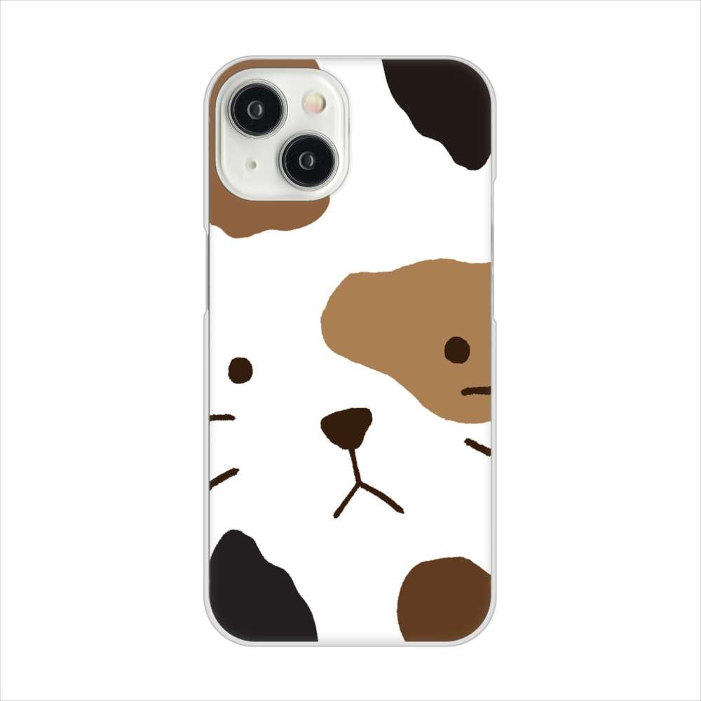 iPhone15 高画質仕上げ 背面印刷 ハードケース 【IA801 みけ】