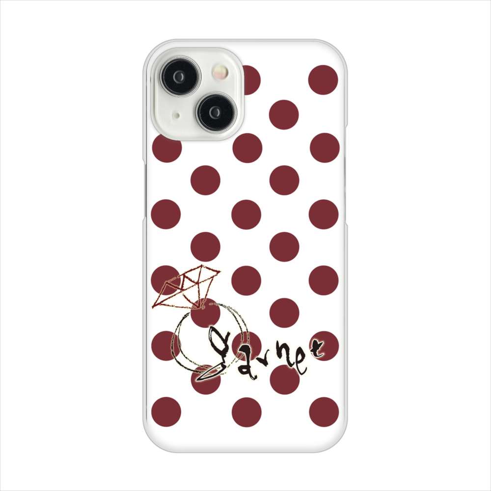 iPhone15 高画質仕上げ 背面印刷 ハードケース大野詠舟 誕生石